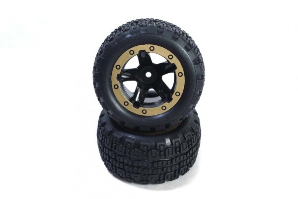 (HPI540095) Kola 1:16 ST zlatá (2ks)