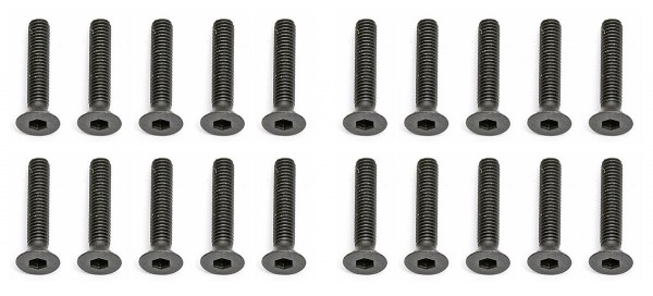(AE25204) Šroub imbus M3x16mm se zápustnou hlavou (10ks)