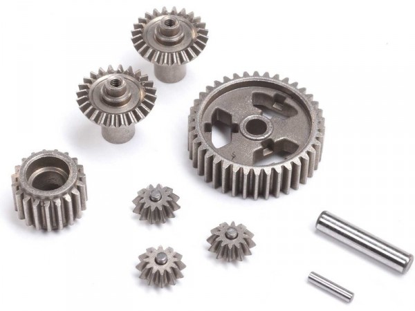 (LOS212026) Losi převody diferenciálu, ozubená kola převodovky: Mini JRX2