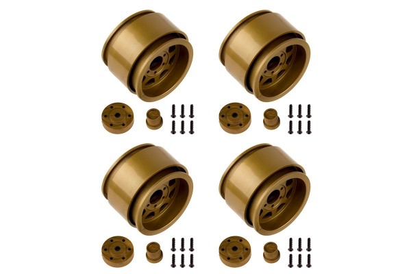 (AE42100) Enduro plastové Method Beadlock disky, 1.90, bronzové (4ks)