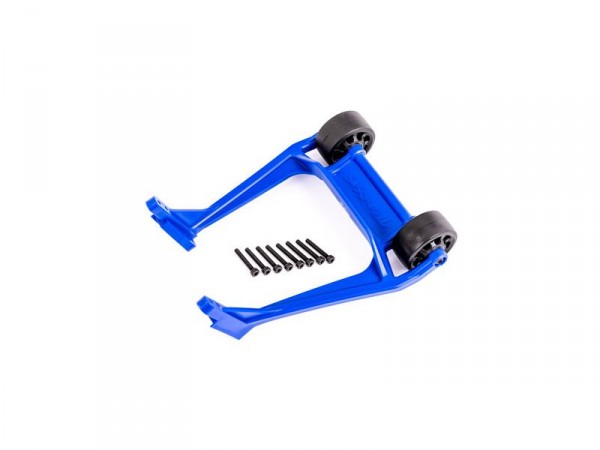 (TRA9576X) Traxxas opěrná kolečka modrá