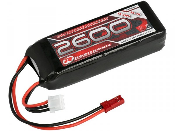 (R05206) Robitronic LiPo 7.4V 2600mAh JST