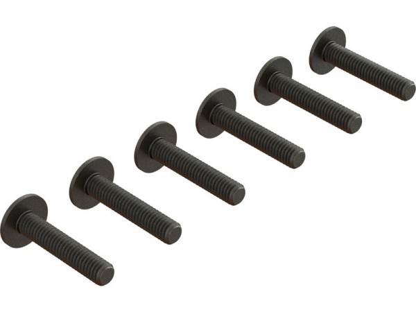 (ARA727420) Arrma šroub imbus M4x20mm BH s přírubou (6ks)