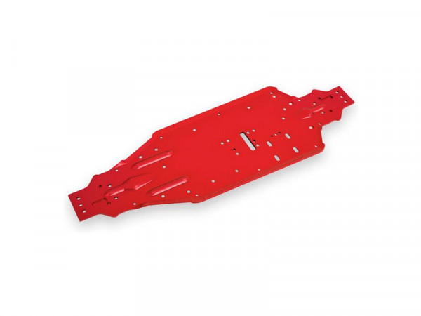 (TRA9522R) Traxxas šasi hliníkové červeně eloxované