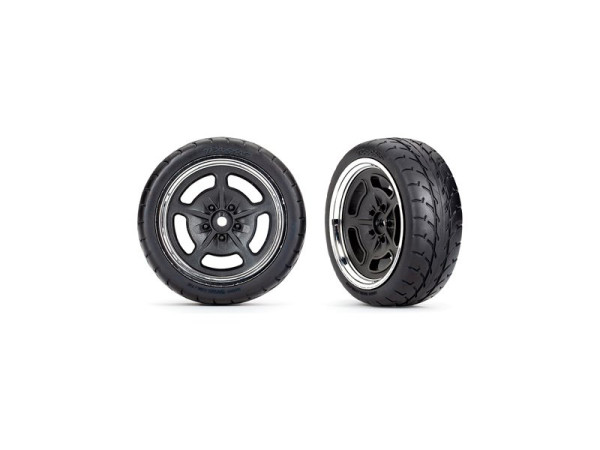 (TRA9372) Traxxas kolo 1.9", disk chomovaný, pneu Reponse (přední) (2ks)