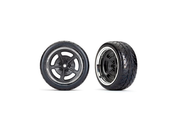 (TRA9373) Traxxas kolo 1.9", disk chomovaný, pneu Reponse (zadní) (2ks)