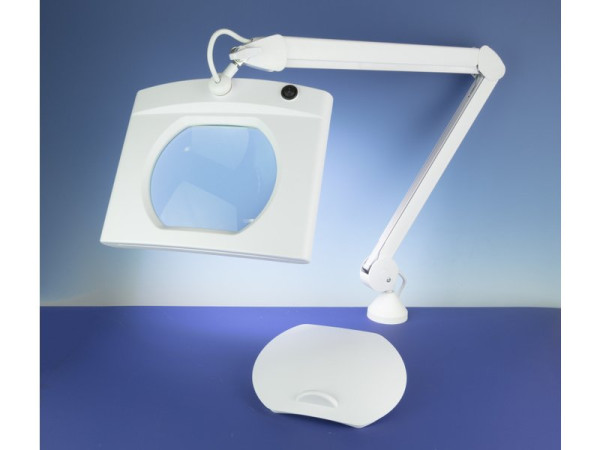 (SH-LC8079LED/EUK) Lightcratt stolní lampa s obdelníkovou lupou
