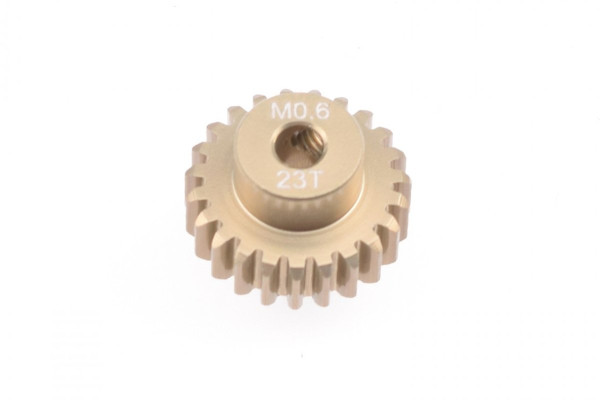 (RP-0654) Pastorek modul 0.6 23T 3.17mm (hliníkový) (1ks)