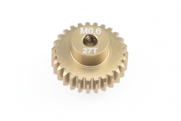 (RP-0658) Pastorek modul 0.6 27T 3.17mm (hliníkový) (1ks)