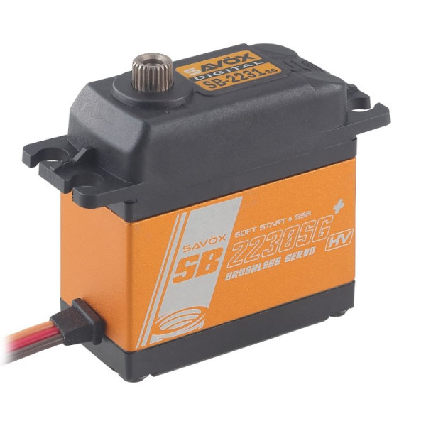 (SAVOX-SB2230SG) Servo Savox SB-2230SG+ Brushless HiVolt (0.11s, 55kg/cm)