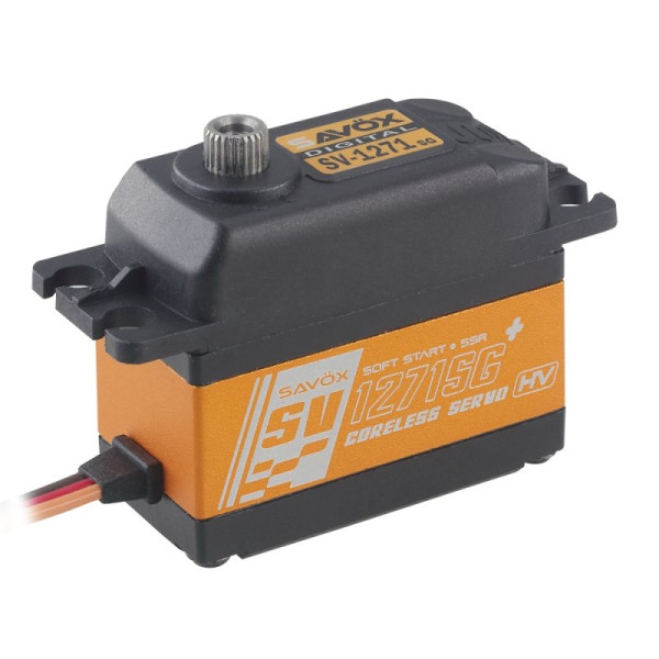 (SAVOX-SV1271SG) Servo Savox SV-1271SG+ HiVolt Coreless (0.07s, 35kg/cm)