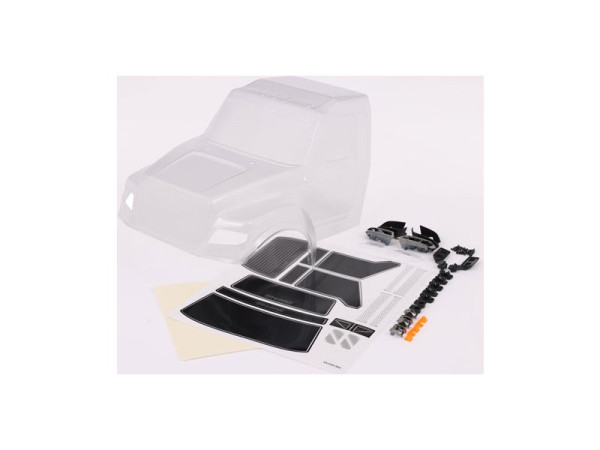 (TRA8823) Traxxas karosérie TRX-6 Ultimate RC Hauler čirá