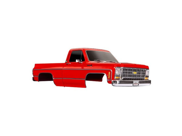 (TRA9212R) Traxxas karosérie Chevrolet K10 1979 červená (kompletní)