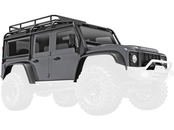 (TRA9712-SLVR) Traxxas karosérie Land Rover Defender stříbrná