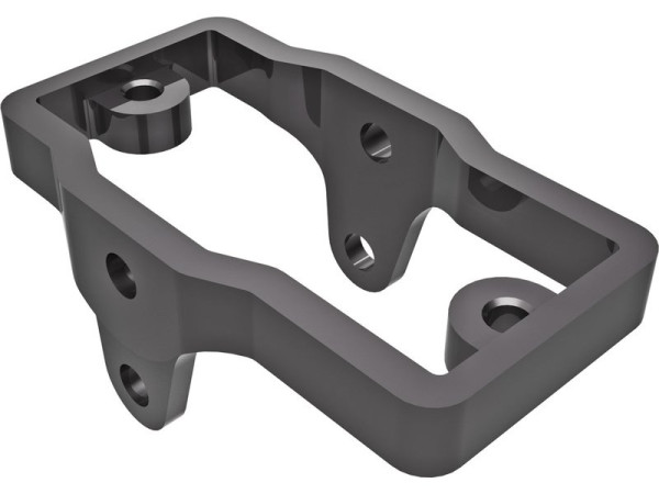(TRA9739-GRAY) Traxxas držák serva hliníkový titanově eloxovaný