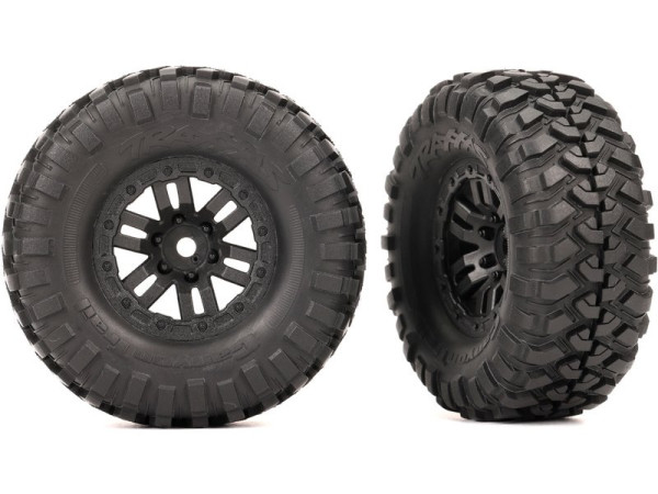 (TRA9773) Traxxas kolo 1.0", disk twin spoke, pneu Canyon Trail (2ks)