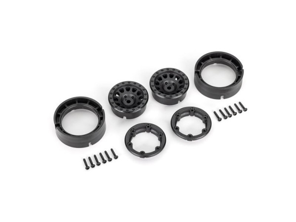 (TRA9781) Traxxas disk 1.0" Method 105 beadlock černý (2ks)