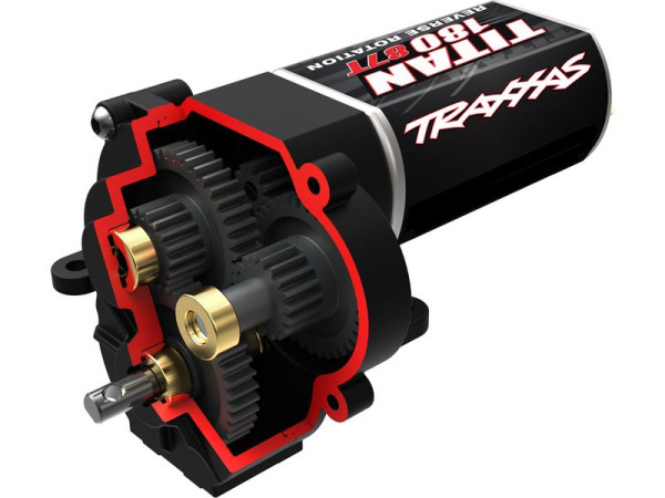 (TRA9791) Traxxas převodovka kompletní high range 16.6:1 s motorem