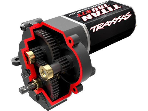 (TRA9791R) Traxxas převodovka kompletní low range 40.3:1 s motorem