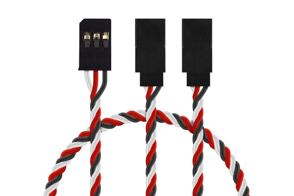 (KAV36.2407) Y-kabel kroucený 15cm FUT (PVC)