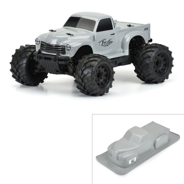 (PRO325514) Karoserie 1:10 Chevrolet Early 1950 šedá (Stampede, Granite) (7)