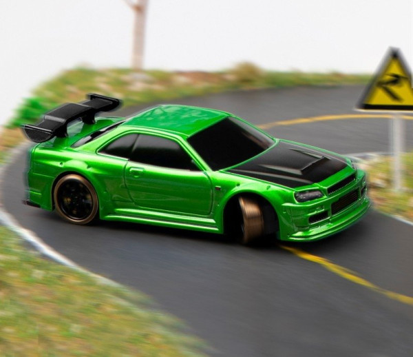 Turbo Racing 1:76 C64 Drift RTR (zelená metalíza)