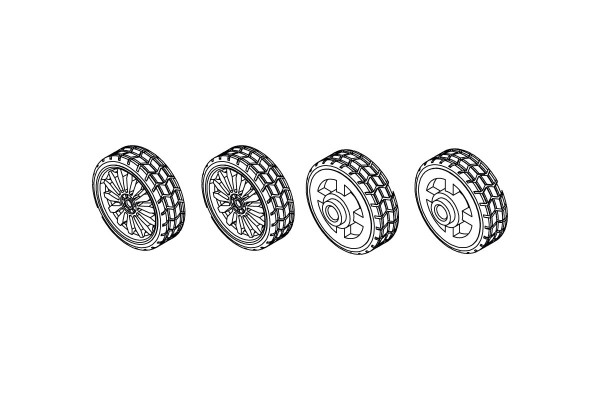 (TB-760041) Turbo Racing kola C71 (4ks)