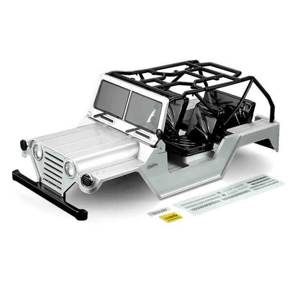 (KB48443) Karoserie Crawler Warrior (stříbrná) (3)