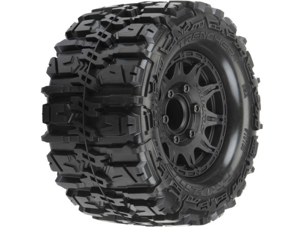 (PRO1016810) Pro-Line kolo 2.8", pneu Trencher HP Belted, disk Raid H12 černý (2ks)