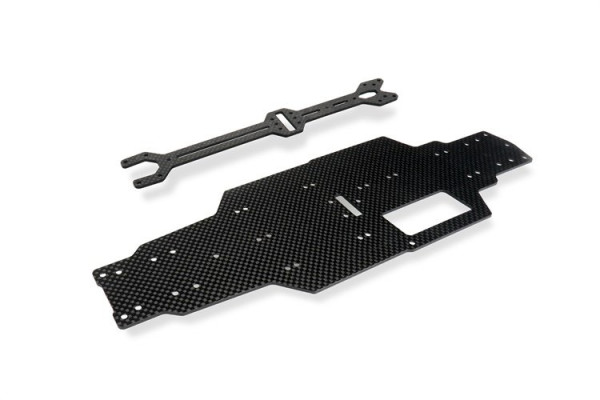 (NBA375) Carten M210 FWD uhlíkové šasi a horní patro WB225mm (1+1ks)