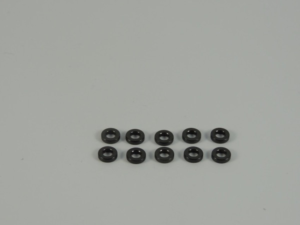 (SW101026) SWORKz hliníkové podložky 3x6x1.5mm, černé (10ks)