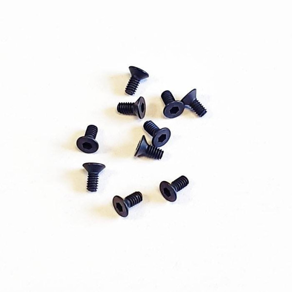 (SW108029) SWORKz ocelový imbusový šroub s zápustnou hlavou M2x4.6mm (10ks)