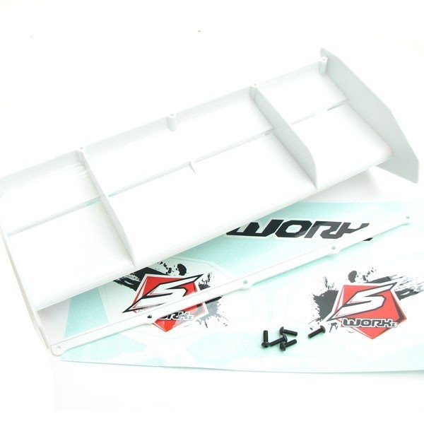 (SW228008WH) SWORKz 1:8 Off Road FORMULE RACE 2.0 zadní křídlo, bílý (1ks)