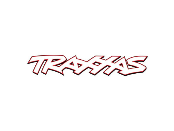 (TRA61663) Traxxas PVC samolepka bílá 32x7cm