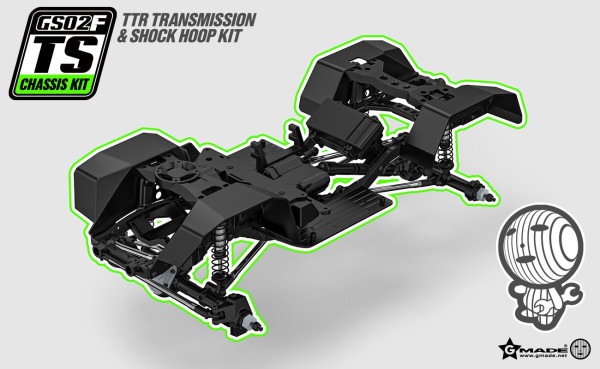 Gmade 1:10 GS02F TS Chassis Kit (1)