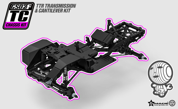 Gmade 1:10 GS02F TS Chassis Kit (1)