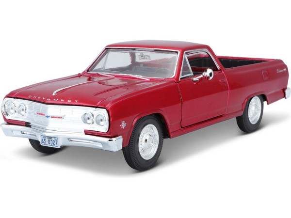 (MA-31977) Maisto Chevrolet El Camino 1965 1:25 červená metalíza (6)