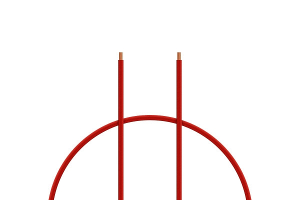 (KAV36.3040) Kabel silikon 6.0mm2 (červený) (1m)