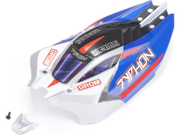 (ARA412005) Arrma karosérie modrá: Typhon Grom