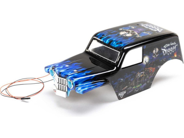 (LOS210046) Losi karosérie Son Uva Digger nabarvená: Mini LMT