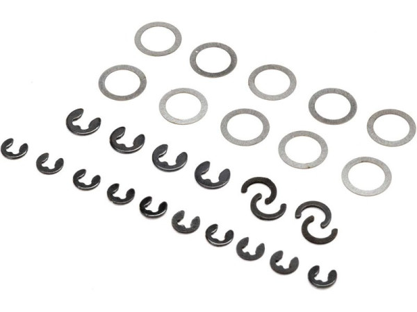 (LOS216009) Losi E-klipy, podložky: Mini LMT