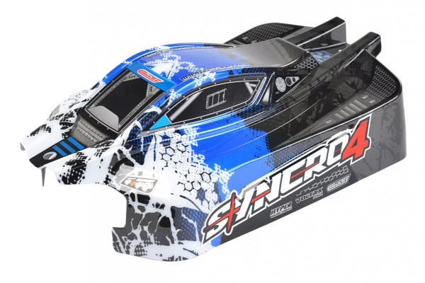 (C-00180-1055-B) Lakovaná karoserie Syncro-4 (modrá)
