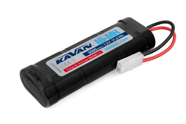 (KAV33.0372) KAVAN NiMH 3000mAh 7.2V Tamiya