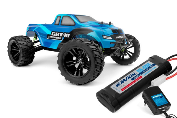 KAVAN GRT-10 Thunder 2.4GHz 4WD Monster Truck 1:10 RTR (modrý)
