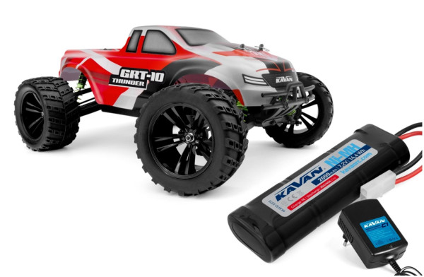KAVAN GRT-10 Thunder 2.4GHz 4WD Monster Truck 1:10 RTR (červený) (15)