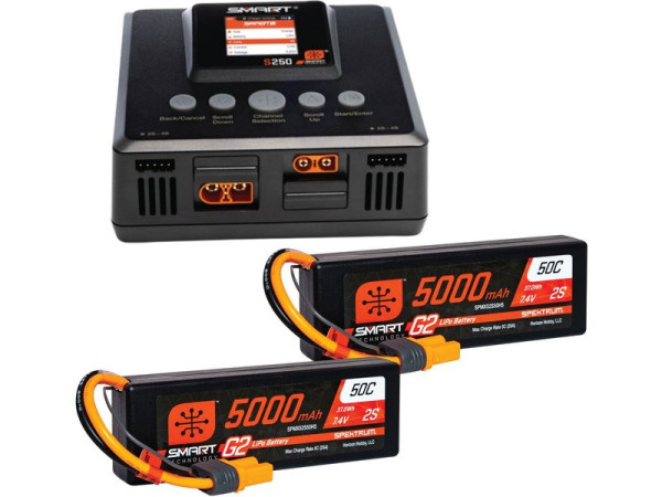 (SPMXPSS500I) Spektrum Smart Powerstage G2 Car 4S 5000mAh 2S IC5 (2ks), S250