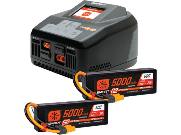 (SPMXPSS550I) Spektrum Smart Powerstage G2 Car 4S 5000mAh 2S IC5 (2ks), S2100
