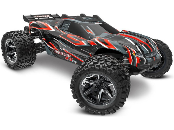 Traxxas Rustler 1:10 VXL HD 4WD RTR (červený)