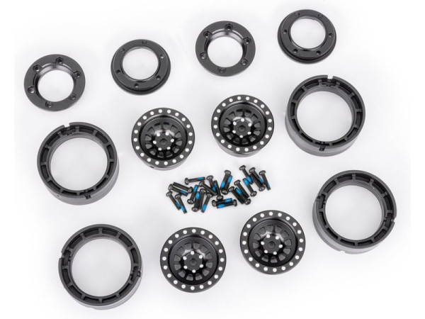 (TRA9881-BLK) Traxxas disk 1.0" hliníkový černý (4ks)