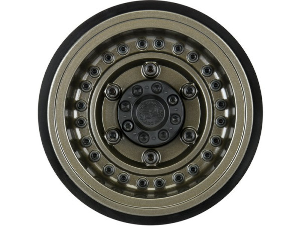 (PRO282600) Disk 2.9" Black Rhino Armory Gunmetal Alu Dual Offset (+5/+10): Axial SCX6 (2ks)